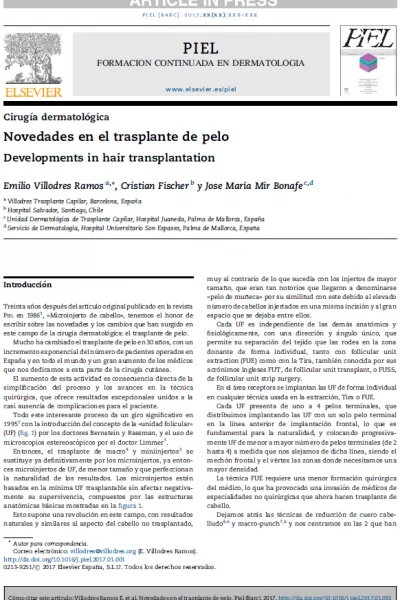 novedades en el trasplante de pelo novedades en el trasplante de pelo
